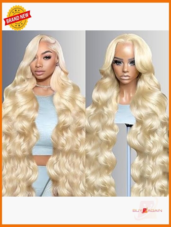13x6 Lace Front Wig Human Hair 200 Density 30 Inch Body Wave Pre Plucked main image 4